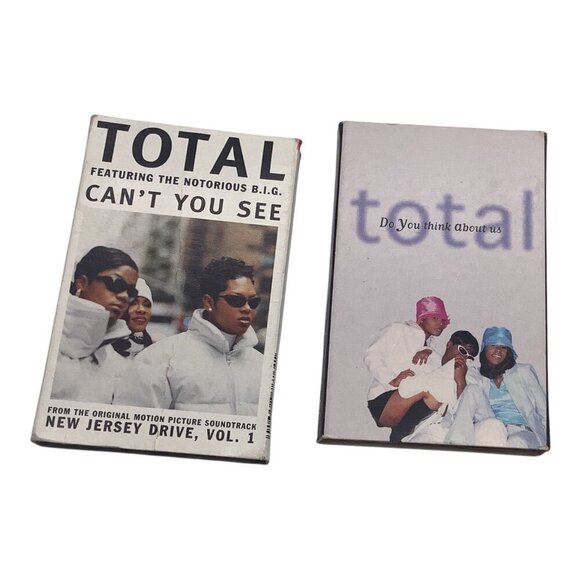 Total Cant You See & Do You Think About Us VTG Cassette Tapes Lot of 2 - Picture 5 of 6